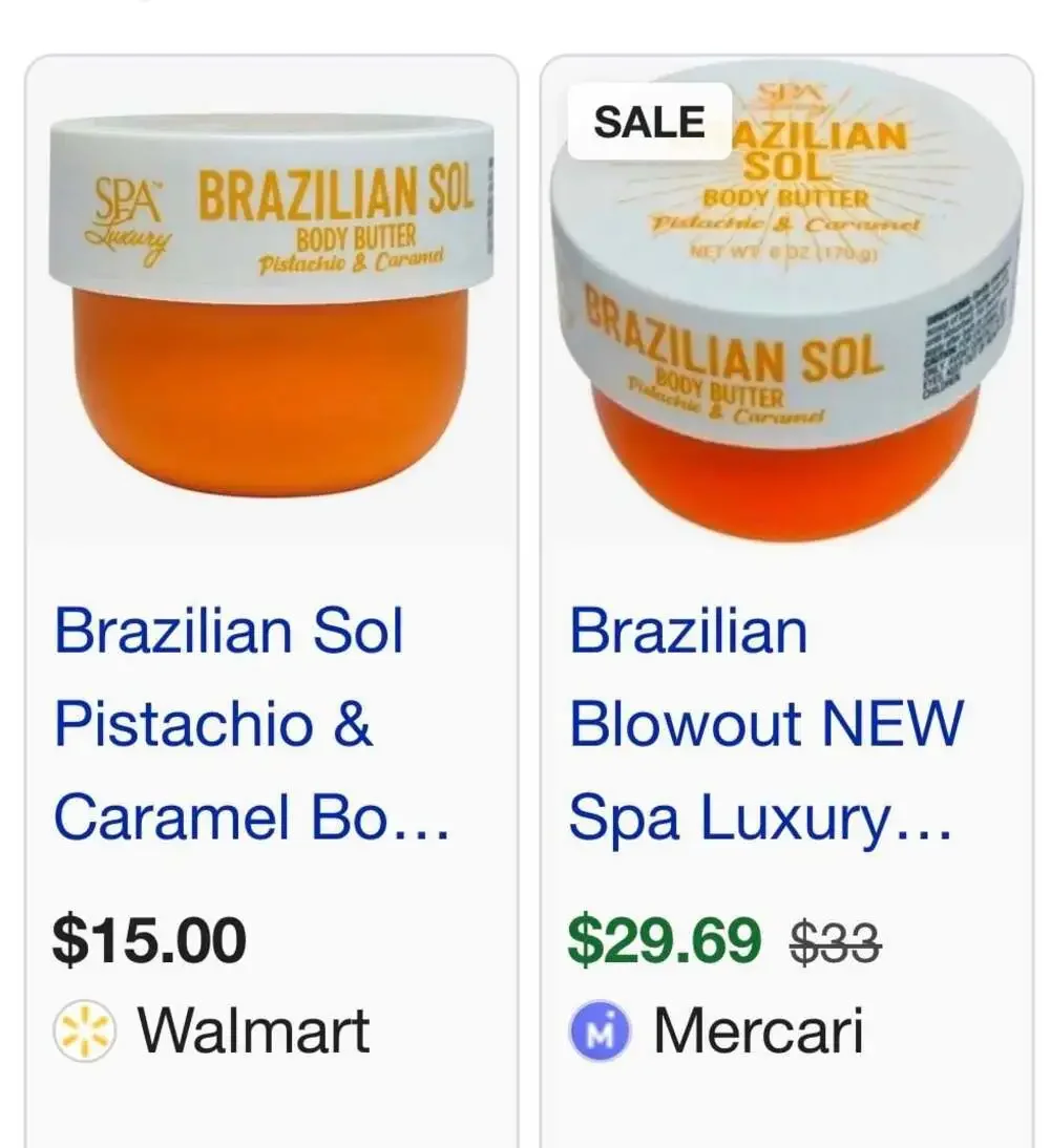 Lot of 5 Spa Luxury Brazilian Sol Body Butter Pistachio & Caramel 6 oz New - Picture 11 of 11
